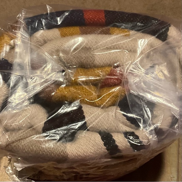 Pendleton Wool Throw (54x66”) & Leather Carrier Straps - Picture 5 of 7